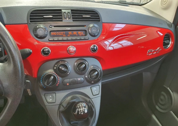 Fiat 500 cena 29999 przebieg: 117000, rok produkcji 2014 z Kamieńsk małe 742